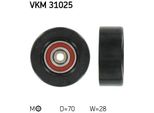 Skf Vkm 31025 - Oe 028 145 278 M Puleggia Tenditore, Cinghia A V Per Arosa (6H), Felicia (6U), Octavia I (1U), Fabia I (6Y), Caddy Ii (9K), Lupo (6E1, 6X1), Polo (6N)