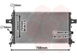 Van Wezel 37002482 - Oe 1300285 Radiatore, Raffreddamento Motore Per Astra H, Zafira B