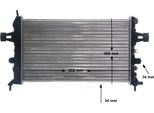 Mahle Cr 574 000S - Oe 1300270 Radiatore, Raffreddamento Motore Per Astra G, Zafira A