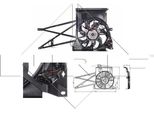 Nrf 47013 - Ventola Radiatore Oe 1341155 Per Vectra B (J96)