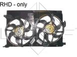 Nrf 47316 - Ventola Radiatore Oe 13114368 Per Vectra C (Z02), Signum (Z03)