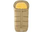 Fußsack HEITMANN FELLE "Eisbärchen - Komfort 2 in 1 Lammfell Winterfußsack - Premium Qualität", Kinder, beige, Polyester, Fußsäcke Fußsack, mit Lammfell-Einlage, für Kinderwagen und Buggy, waschbar