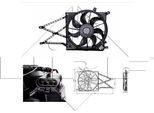 Nrf 47015 - Ventola Radiatore Oe 1314453 Per Astra G, Zafira A