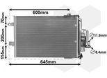 Van Wezel 37005385 - Condensatore Aria Condizionata Oe 1850114 Con Essiccatore Per Combo Tour, Corsa C (X01), Tigra Twintop (X04)
