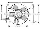 Prasco OL7502 - Ventola Radiatore Oe 90469469 Per Combo (71), Tigra (S93)