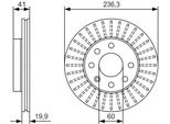 Bosch 0 986 479 S98 - Oe 90 121 445 Disco Freno Per Spark (M300), Aveo (T250, T255), Aveo (T200), Combo (71)