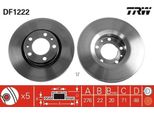 Trw DF1222 - Disco Freno Oe 95 661 812 Per 605 (6B)