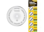 Toshiba Batteria Speciale Al Litio Cr 2450 3V Blister 5Pz