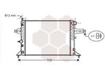 Van Wezel 37002256 - Oe 09202493 Radiatore, Raffreddamento Motore Per Astra G, Zafira A