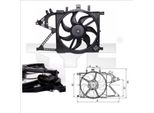 Tyc 825-0007 - Ventola Radiatore Oe 1314445 Per Combo, Combo Tour, Corsa C (X01), Tigra Twintop (X04)