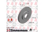 Zimmermann 430.1473.20 - Disco Freno Per Speedster (E01), Vectra B (J96)