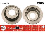 Trw DF4030 - Disco Freno Oe 8943754251 Per Frontera B (U99)