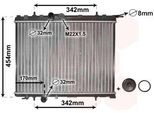 Van Wezel 40002189 - Oe 1330B3 Radiatore, Raffreddamento Motore Per 206 Cc (2D), 206 (2A/C), 206 Sw (2E/K), 206+