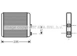 Prasco OL6321 - Scambiatore Di Calore Oe 1618142, Riscaldatore Per Astra G, Zafira B, Zafira A