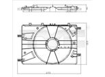 Tyc 825-0016-1 - Staffa Oe 1314001, Ventola Radiatore Per Astra J