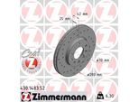 Zimmermann 430.1483.52 - Disco Freno Per Astra G, Astra H, Combo, Combo Tour, Meriva (X03), Meriva B (S10), Zafira B, Zafira A