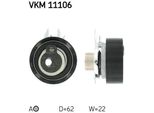 Skf Vkm 11106 Tendicinghia, Cinghia Dentata Oe 030109243D Compatibile Con Arosa, Cordoba, Ibiza, Inca, Felicia, Octavia, Caddy, Golf Iii, Lupo, Polo 6N, Polo 6V, Vento