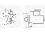 Magneti Marelli 063721449010 - Motorino Di Avviamento, Motorino Di Avviamento Per Jumpy (VF7), Jumper, Ducato, Boxer