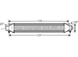 Prasco OLA4422 - Intercooler Oe 6302079 Per Corsa D (S07)