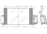 Nrf 35183 - Condensatore Aria Condizionata Oe 1618073 Con Essiccatore Per Vectra B (J96)