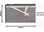 Van Wezel 3700V298 - Evaporatore Oe 1618055, Impianto Di Climatizzazione Per Vectra B (J96)