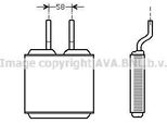 Prasco OL6197 - Oe 52463287 Scambiatore Di Calore, Riscaldatore Per Combo (71), Frontera B (U99), Tigra (S93)