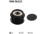 Skf Vkm 06113 - Puleggia Alternatore Oe 27415 0T010 Per Auris (E15), Auris (E18), Avensis (T27), Corolla (E15), Corolla (E18), Rav 4 Iii (A3), Rav 4 Iv (A4), Verso (R2), Yaris (P9)
