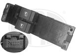 Era 662409 - Oe 1J3 959 857 Interruttore Regolatore Finestrino, Anteriore Sinistro Per Leon (1M1), Toledo Ii (1M2), Bora (1J), Golf Iv (1J), Passat (3B)