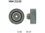 Skf Vkm 21130 Rullo Di Rinvio/Guida, Cinghia Dentata Oe 038109244B Compatibile Con A3 8L, Cordoba, Ibiza, Inca, Leon, Toledo, Fabia, Octavia, Bora, Caddy, Crafter, Golf Iv, New Beetle, Polo 9N, Polo 6V