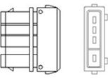 Magneti Marelli 466016355136 - Sonda Lambda Oe 6U0906265C Per Felicia (6U), Caddy Ii (9K)