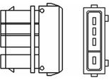Magneti Marelli 466016355069 - Sonda Lambda Oe 030 906 265 K Per Cordoba (6K), Ibiza (6K), Toledo I (1L2), Corrado (53I), Golf Iii (1H), Golf Cabriolet (1E), Passat (35I), Vento (1H)
