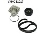 Skf Vkmc 31017 - Oe 028 121 004 Pompa Dell'acqua + Kit Di Montaggio Per Arosa (6H), Felicia (6U), Polo (6N), Lupo (6E1, 6X1), Caddy Ii (9K)