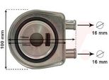 Van Wezel 43013705 - Oe 21300 00QAA ÖLküHler FüR Primastar (X83), Primera (P12), Movano (X70), Vivaro (J7), Vivaro (F7), Vivaro A (E7), Vivaro A (X83), Scenic Ii, Clio Ii, Espace Iii (Je), Espace Iv (Jk), Grand Scenic Ii (Jm), Grand Scenic Iii (Jz), Laguna Iii, Laguna I, Laguna Ii, Scenic Iii, Trafic Ii (Jl), Trafic Ii (Fl), Trafic Ii (El), Megane Cc, Megane I, Megane Ii, Megane Iii, Megane Scenic