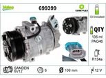 Valeo 699399 - Compressore Aria Condizionata Oe 1854086 Per Astra G, Zafira A