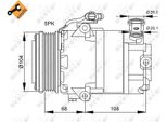 Nrf 32082 - Oe 24464151 Klimakompressor Per Combo, Combo Tour, Corsa C (X01), Meriva (X03), Tigra Twintop (X04), Zafira A, Astra G