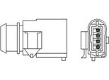 Magneti Marelli 466016355077 Sonda Lambda Oe 036906262AA Compatibile Con Polo 6R, Polo 9N, Golf Vi, Golf V, Golf Plus, Caddy, Roomster, Octavia, Fabia, Leon, Ibiza, Cordoba, Altea Xl, Altea