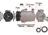Van Wezel Compressore Aria Condizionata 3700K317 Per Opel Corsa C Hatchback (X01)