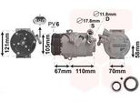 Van Wezel 3700K494 - Oe 1854169 93168624 Compressore Aria Condizionata Per Astra H