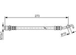 Bosch 1 987 476 212 - Tubo Freno Oe 90080 94178 Per Avensis (T25)