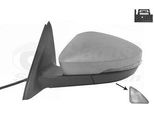 Van Wezel 7624827 Specchietto Retrovisore Esterno Sinistro Per Skoda Octavia Iii Combi (5E5) Convesso Riscaldato Con Memoria, Primerizzato
