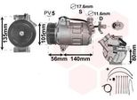 Van Wezel 3700K428 - Compressore Aria Condizionata Oe 13124750 Per Astra G, Astra H, Astra (A04), Zafira B