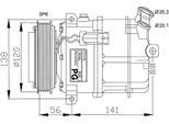 Nrf 32117 - Compressore Aria Condizionata Oe 12759394 Per Astra G, Vectra B (J96), Zafira A