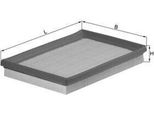 Mahle Lx 1259 - Filtro Aria Oe 1780102060 Per Corolla (E11)
