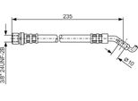 Bosch 1 987 476 207 - Tubo Freno Oe 90080 94133 Per Corolla (E12)