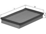 Mahle Lx 1633 - Filtro Aria Oe 1770002120 Per Corolla (E11), Corolla (E12)