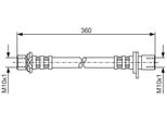 Bosch 1 987 476 726 - Oe 90947 02634 Tubo Freno Per Carina E (T19)