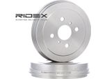 Ridex 123B0002 - Tamburo Freno Oe 42431 52020 Per Yaris (P1), Yaris Verso (P2)