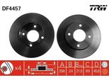 Trw DF4457 - Disco Freno Oe M4605A068 Per Forfour (454)