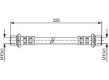Bosch 1 987 476 205 - Oe 90947 02780 Tubo Freno Per Rav 4 I (A1)