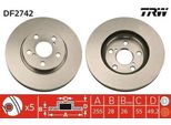 Trw DF2742 - Oe 43512 05010 Disco Freno Per Carina E (T19)